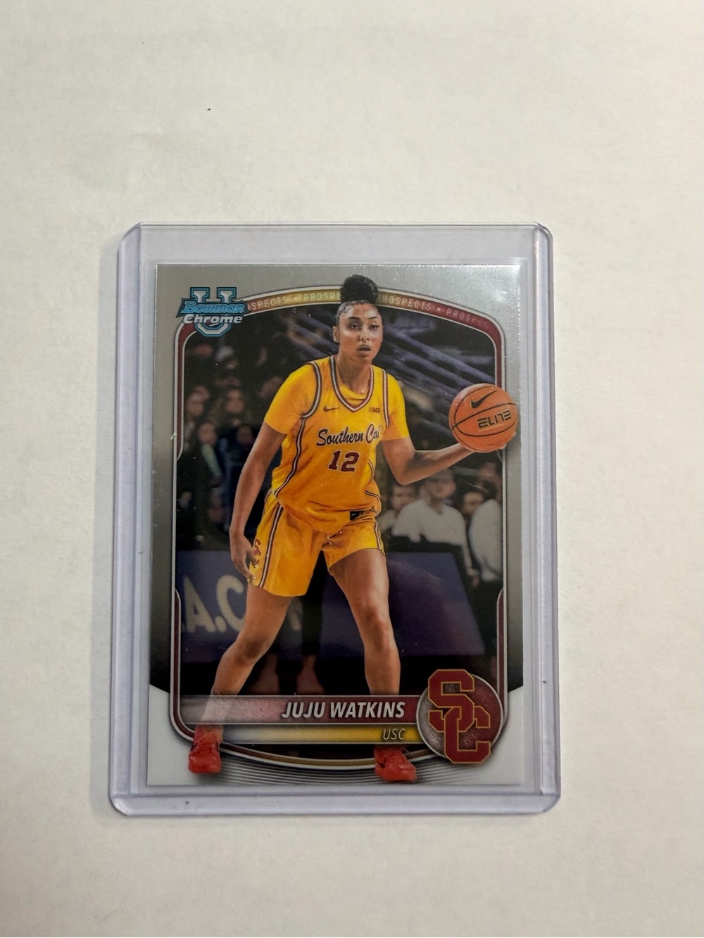 Topps Chrome Rookie Juju Watkins #bcp-96 USC Trojans Basketball 2025-2026 Bowman